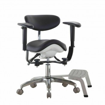 Qiyuan SDS-PB1 Tabouret de microscope dentaire Chaise de dentiste avec base de pied