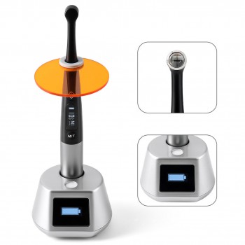 3H X-lite Q6 Lampe de polymérisation dentaire ergonomique sans fil 1 seconde avec compteur de lumière