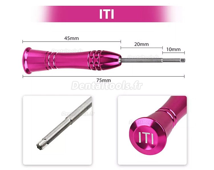 Kit de tournevis universel pour implants dentaires 10 pièces/kit