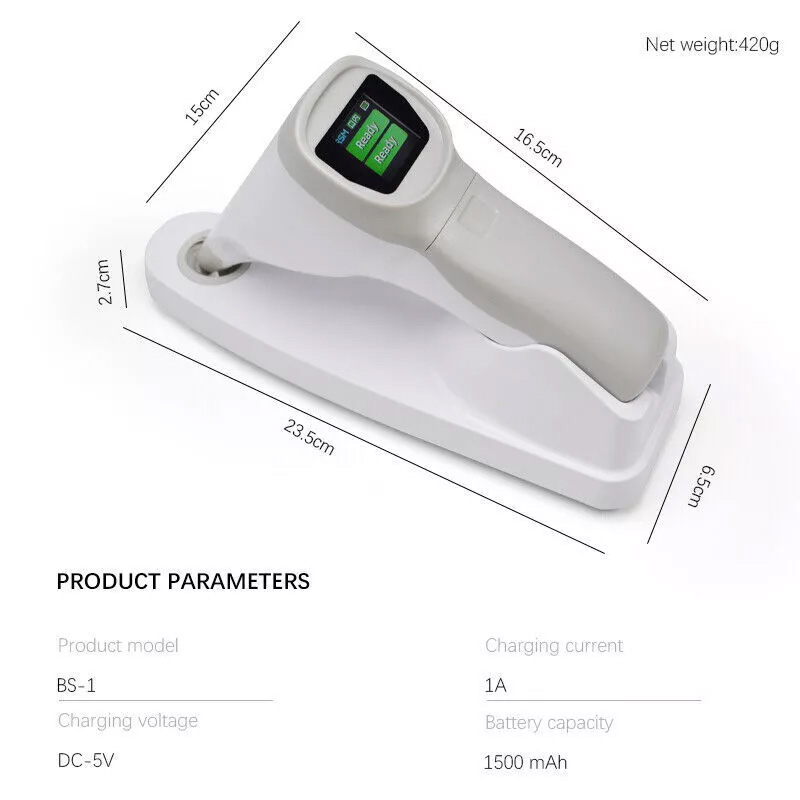 Comparateur de couleur dentaire LED coloromètre numérique avec guide de teinte des dents