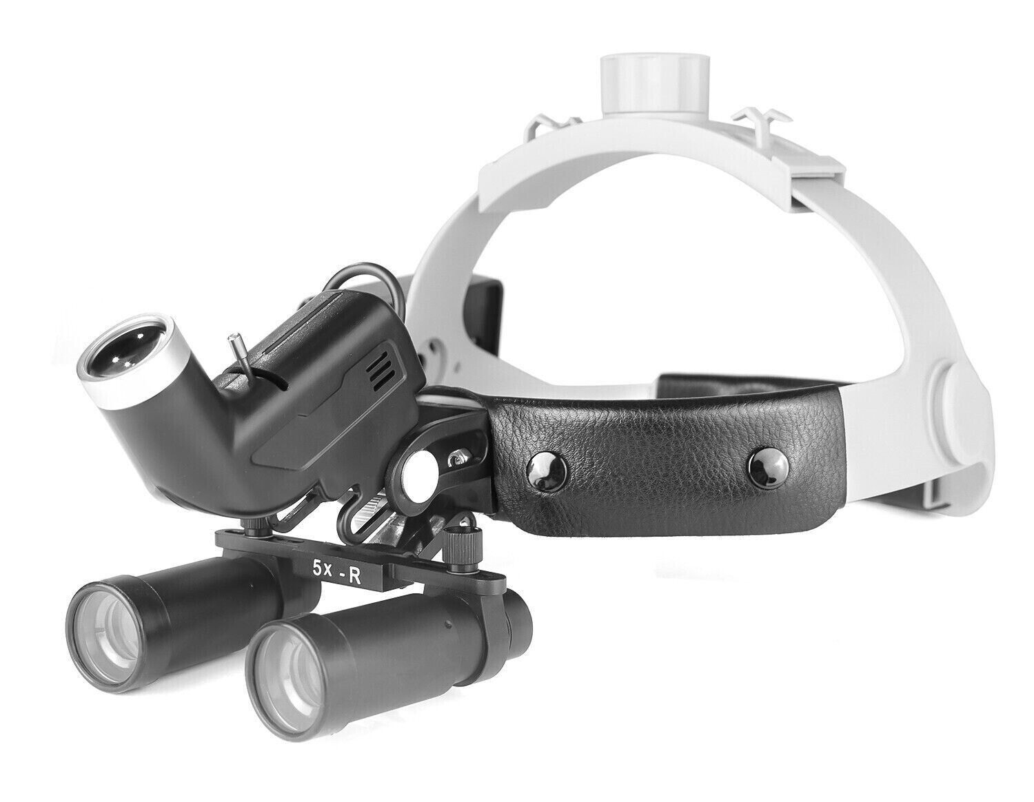 4.0X/5.0X/6.0X/8.0X-R Loupe chirurgicale médicale dentaire + bandeau phare LED 5W