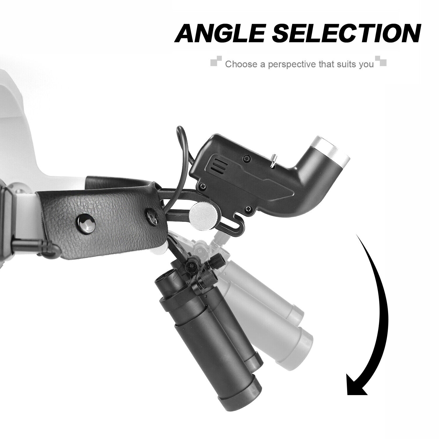 4.0X/5.0X/6.0X/8.0X-R Loupe chirurgicale médicale dentaire + bandeau phare LED 5W