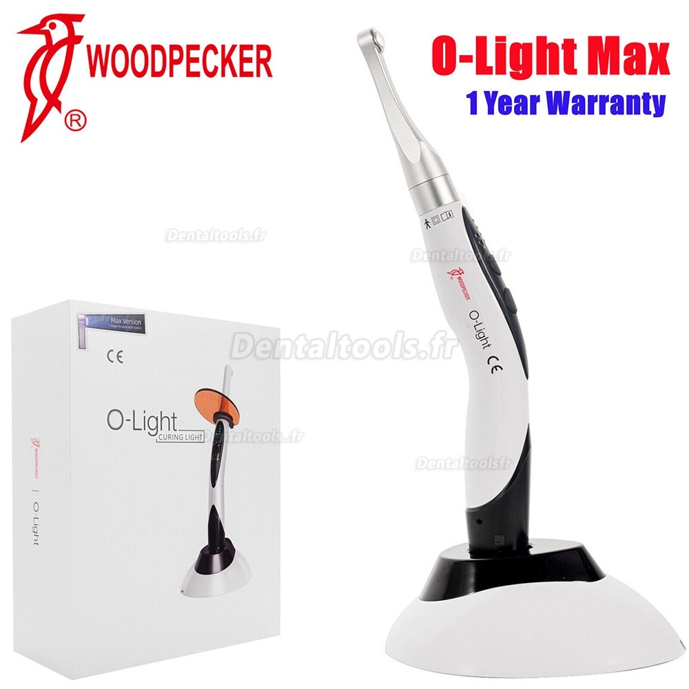 Woodpecker O-Light MAX Lampe de polymérisation LED dentaire 1 seconde tête métallique