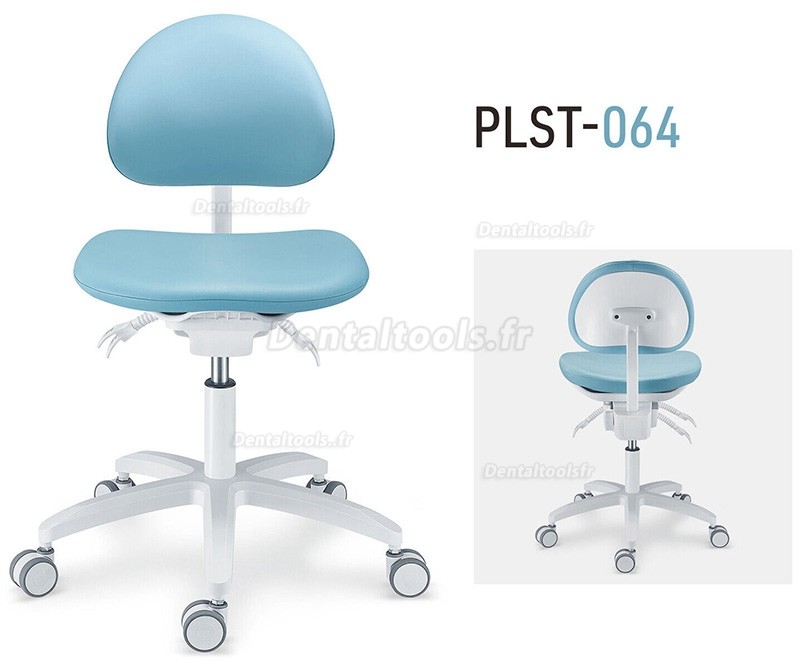 PLST-06 Série Tabouret dentaire ergonomique réglable chaise d'assistante hygiéniste pour dentiste