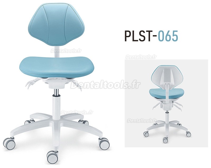 PLST-06 Série Tabouret dentaire ergonomique réglable chaise d'assistante hygiéniste pour dentiste