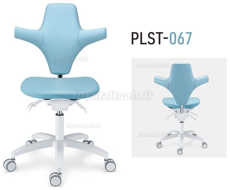 PLST-06 Série Tabouret dentaire ergonomique réglable chaise d'assistante hygiéniste pour dentiste