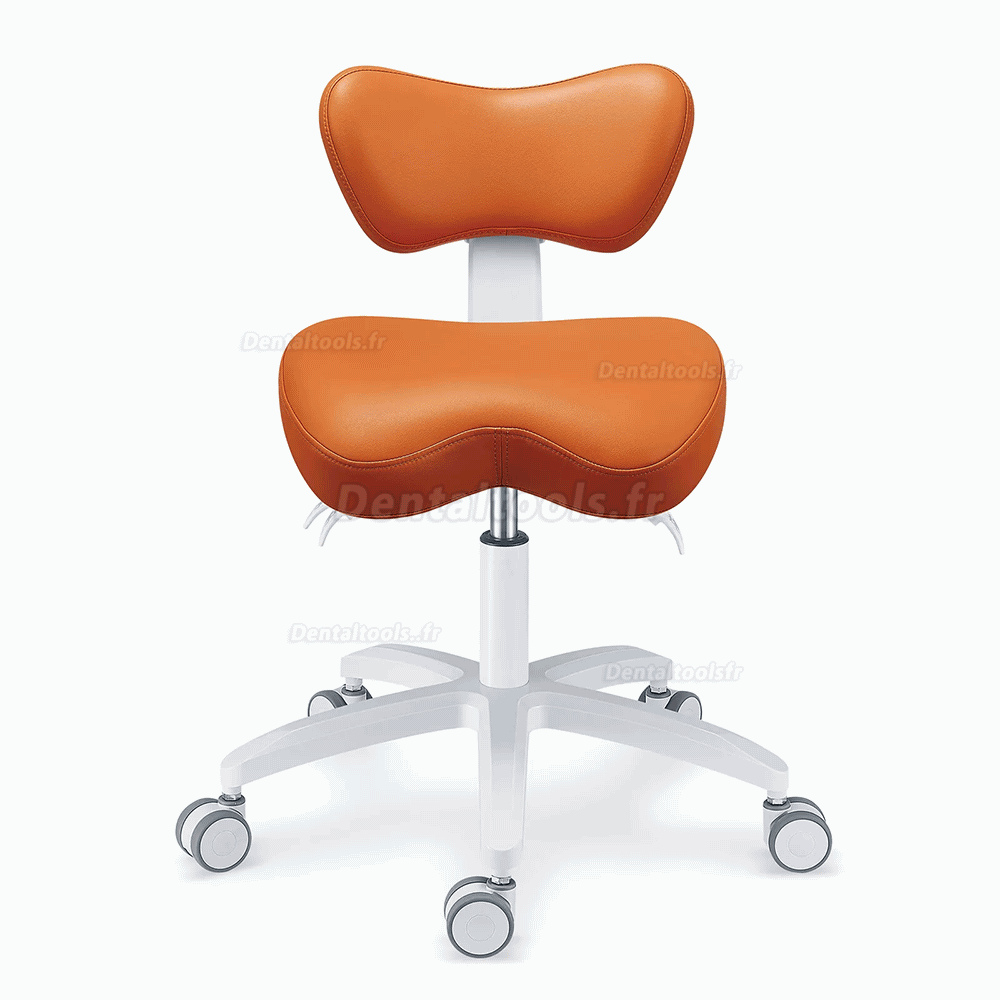 PLST-060 Chaise d'assistante dentaire ergonomique réglable tabouret d'infirmière hygiéniste dentaire