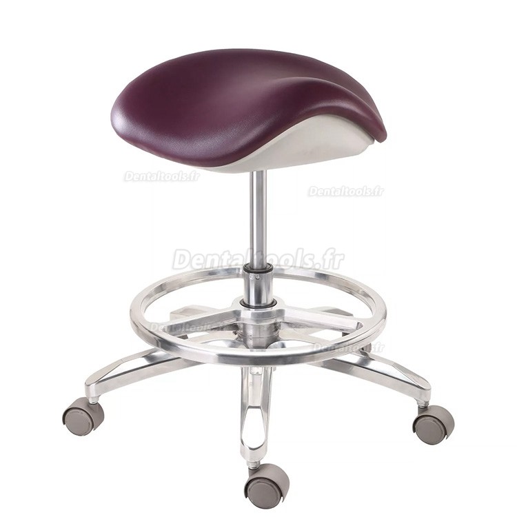 QY-D-MA-L Tabouret d'assistant dentaire mobile tabouret de dentiste médecin chaise d'opérateur