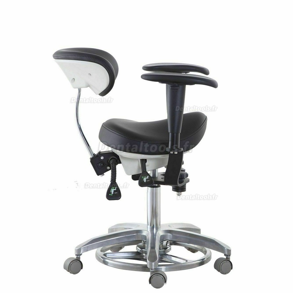 Qiyuan SDS-PB1 Tabouret de microscope dentaire Chaise de dentiste avec base de pied