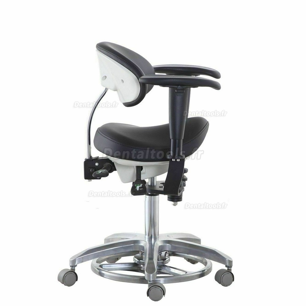 Qiyuan SDS-PB1 Tabouret de microscope dentaire Chaise de dentiste avec base de pied