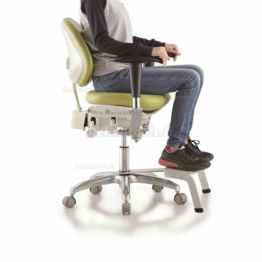 Qiyuan SDS-PB1 Tabouret de microscope dentaire Chaise de dentiste avec base de pied