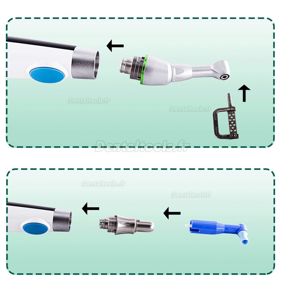 Pièce à main dentaire électrique sans fil IPR moteur orthodontique et de polissage