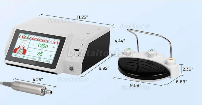 YAHOPE IMPLANT Surg Machine d'implant dentaire Moteur chirurgical sans balais avec contre-angle LED 20:1