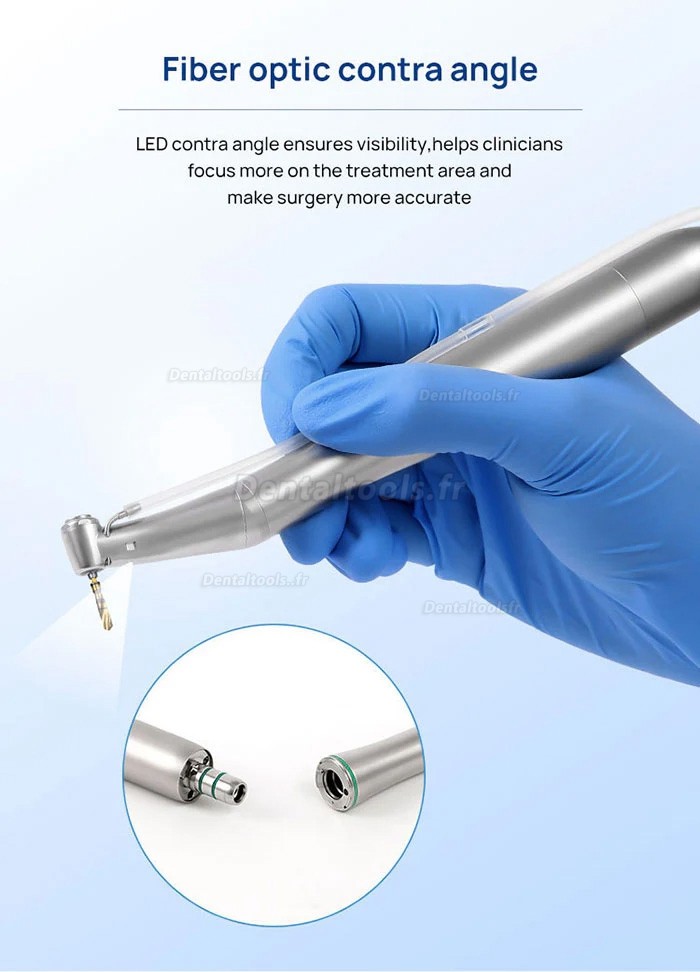 YAHOPE IMPLANT Surg Machine d'implant dentaire Moteur chirurgical sans balais avec contre-angle LED 20:1